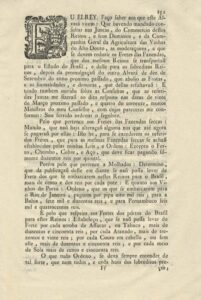 Alvara porque Vossa Magestade ha por bem estabelecer os Fretes das Fazendas