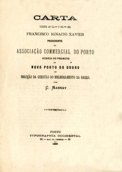 CARTA DIRIGIDA AO ILUSTRISSIMO E EXCELENTISSIMO SENHOR FRANCISCO INACIO XAVIER