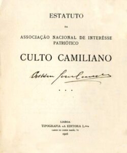ESTATUTO ASSOCIAÇAO NACIONAL DE INTERESSE PATRIOTICO CULTO CAMILIANO