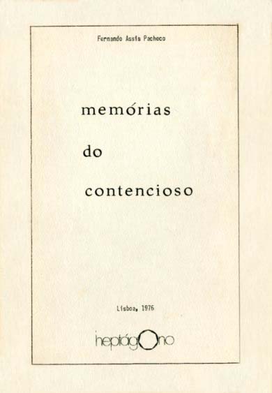 MEMORIAS DO CONTENCIOSO