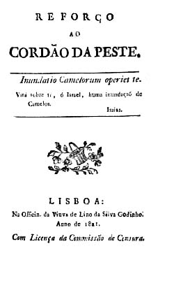 REFORÇO AO CORDAO DA PESTE