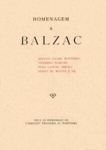 HOMENAGEM A BALZAC