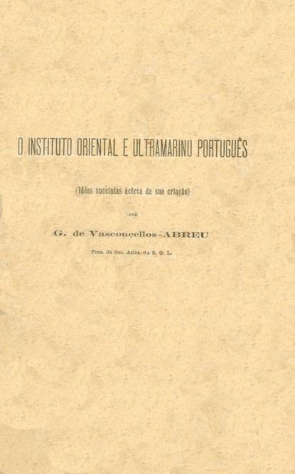 INSTITUTO ORIENTAL E ULTRAMARINO PORTUGUES