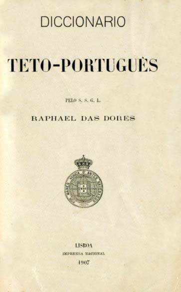 DICIONARIO TETO PORTUGUES