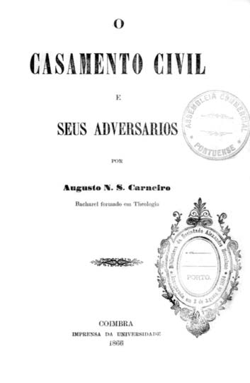 CASAMENTO CIVIL E SEUS ADVERSARIOS