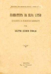 GIAMBATTISTA DA SILVA LEITAO VISCONTE DI ALMEIDA GARRETT