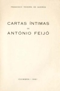 CARTAS INTIMAS DE ANTONIO FEIJO