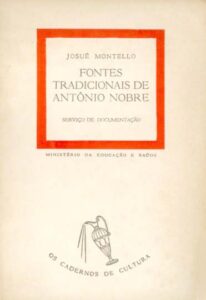 FONTES TRADICIONAIS DE ANTONIO NOBRE
