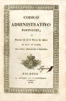 CODIGO ADMINISTRATIVO PORTUGUES