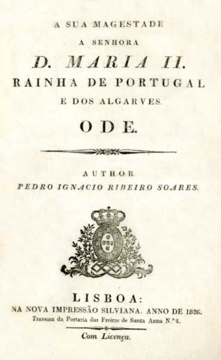 A SUA MAGESTADE A SENHORA DONA MARIA II