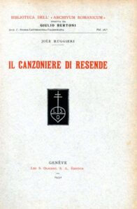 CANZONIERE DI RESENDE