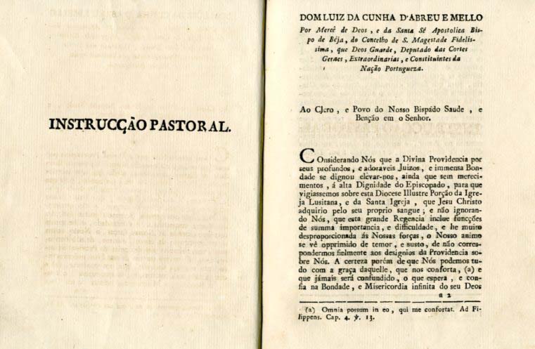 INSTRUÇAO PASTORAL