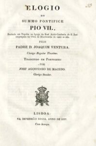 ELOGIO DO SUMO PONTIFICE PIO VII