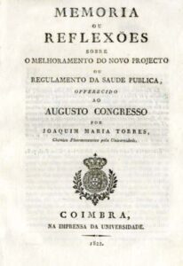 MEMORIA OU REFLEXOES SOBRE O MELHORAMENTO DO NOVO PROJECTO OU REGULAMENTO DA SAUDE PUBLICA OFERECIDO AO AUGUSTO CONGRESSO