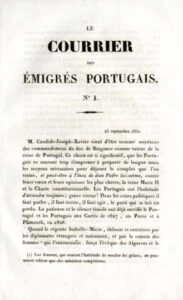 COURRIER DES EMIGRES PORTUGAIS
