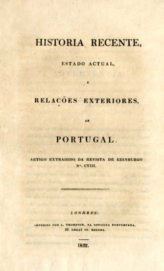 HISTORIA RECENTE ESTADO ACTUAL E RELAÇOES EXTERIORES DE PORTUGAL