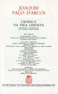 CRONICA DA VIDA LISBOETA