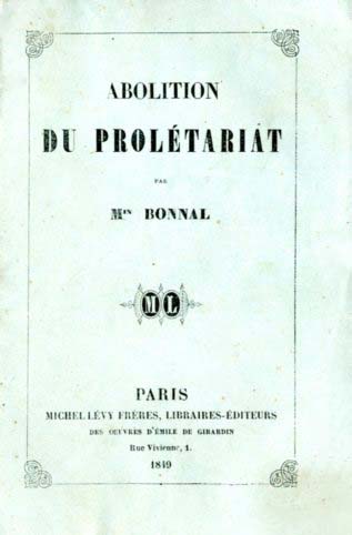 ABOLITION DU PROLETARIAT