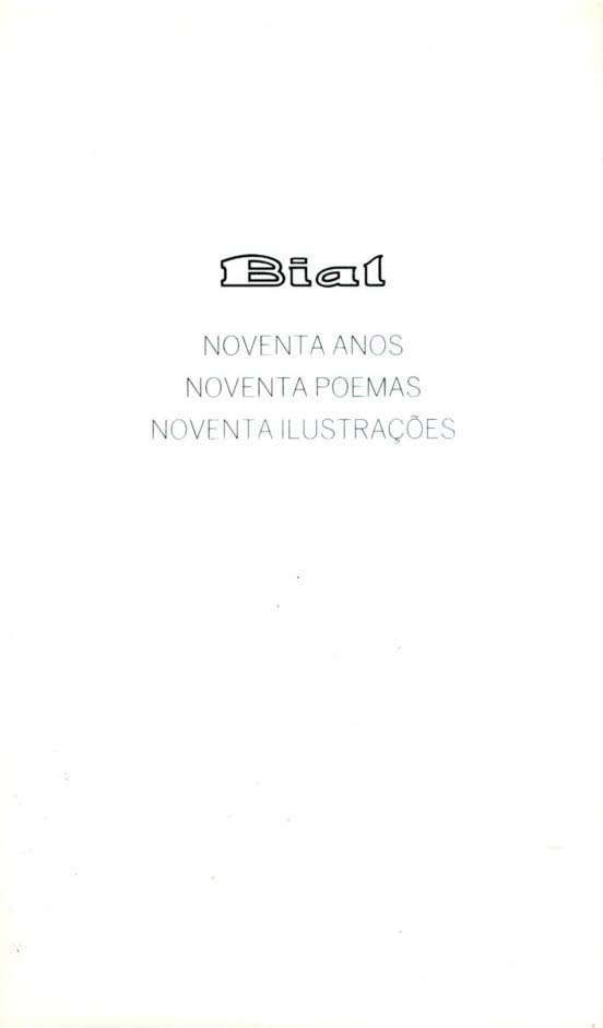 NOVENTA ANOS. NOVENTA POEMAS. NOVENTA ILUSTRAÇOES