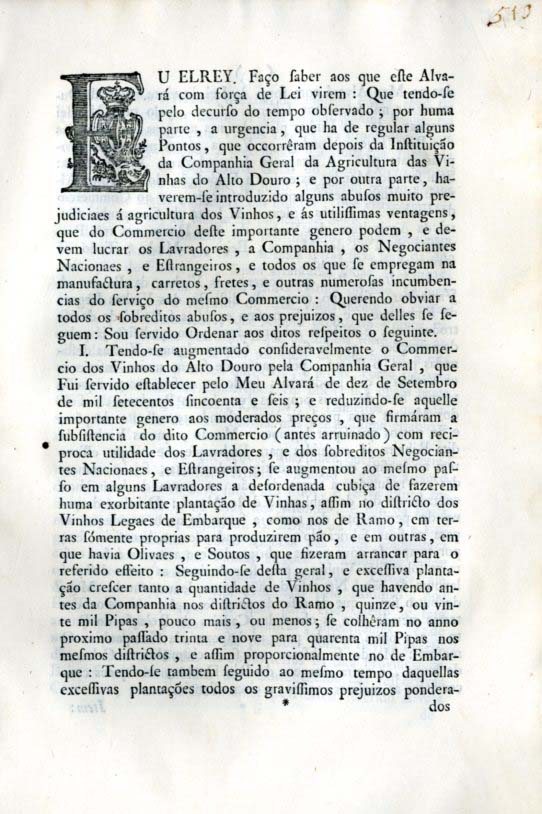 Alvara com força de Lei por que Vossa Magestade obviando aos abusos e prejuizos