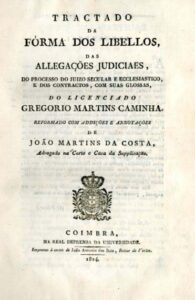 TRATADO DA FORMA DOS LIBELOS E DAS ALEGAÇOES JUDICIAIS