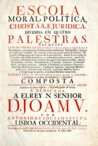 ESCOLA MORAL POLITICA CRISTA E JURIDICA