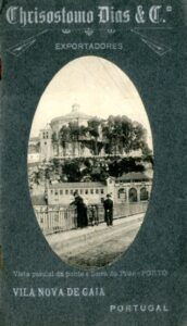 EXPORTAÇAO DE VINHOS PORTUGUESES. Fabrica de licores e genebra Crisostomo Dias & Companha