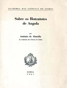 SOBRE A ESTEATOPIGIA DOS BOSQUIMANOS E HOTENTOTES DE ANGOLA