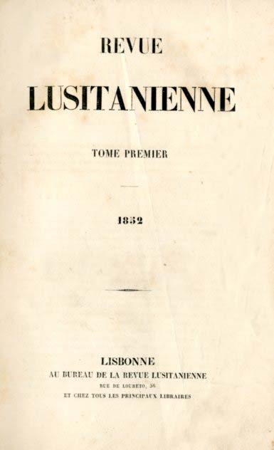 REVUE LUSITANIENNE