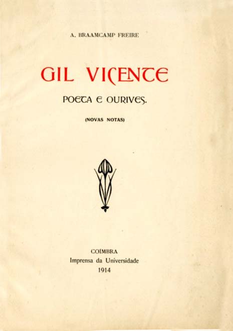 GIL VICENTE POETA E OURIVES
