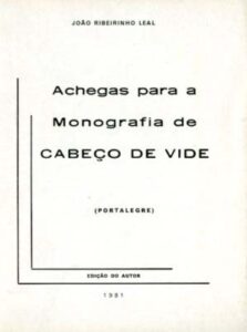 ACHEGAS PARA A MONOGRAFIA DE CABEÇO DE VIDE