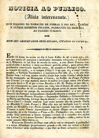 NOTICIA AO PUBLICO (Alias interessante)