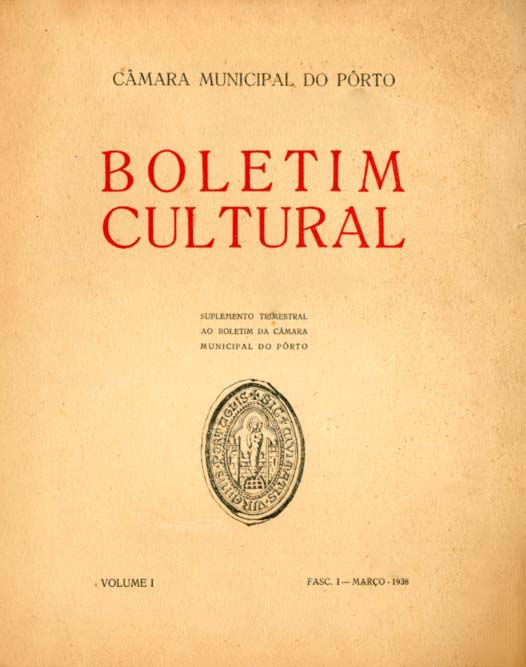 BOLETIM CULTURAL. Camara Municipal do Porto