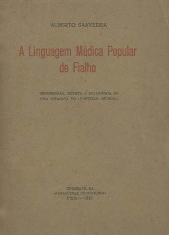 LINGUAGEM MEDICA POPULAR DE FIALHO