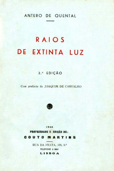 RAIOS DE EXTINTA LUZ