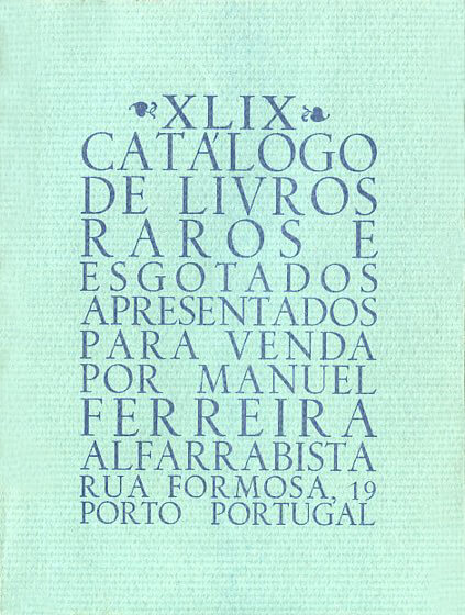 49 º catálogo de livros raros, antigos e/ou esgotados