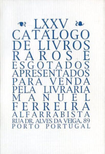 75 º catálogo de livros raros, antigos e/ou esgotados