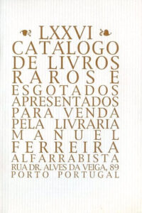 76 º catálogo de livros raros, antigos e/ou esgotados