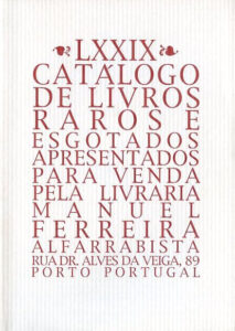 79 º catálogo de livros raros, antigos e/ou esgotados
