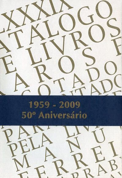 89 º catálogo de livros raros, antigos e/ou esgotados
