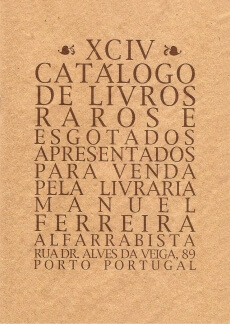94 º catálogo de livros raros, antigos e/ou esgotados