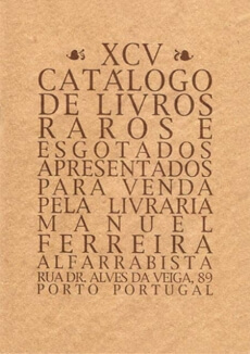 95 º catálogo de livros raros, antigos e/ou esgotados
