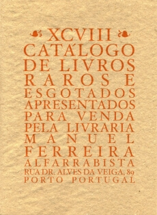 98 º catálogo de livros raros, antigos e/ou esgotados