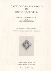 Catálogo do leilão da biblioteca de Sérgio de Oliveira
