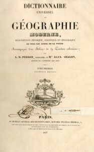 DICTIONNAIRE UNIVERSEL DE GEOGRAPHIE MODERNE