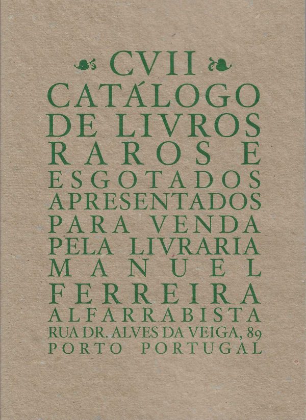 107 º catálogo de livros raros, antigos e/ou esgotados