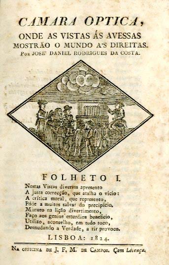 CAMARA OPTICA ONDE AS VISTAS AS AVESSAS MOSTRAO O MUNDO AS DIREITAS