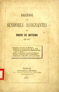 BRINDE AOS SENHORES ASSINANTES DO DIARIO DE NOTICIAS