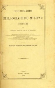 DICIONARIO BIBLIOGRAFICO MILITAR PORTUGUES