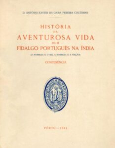 HISTORIA DA AVENTUROSA VIDA DUM FIDALGO PORTUGUES NA INDIA